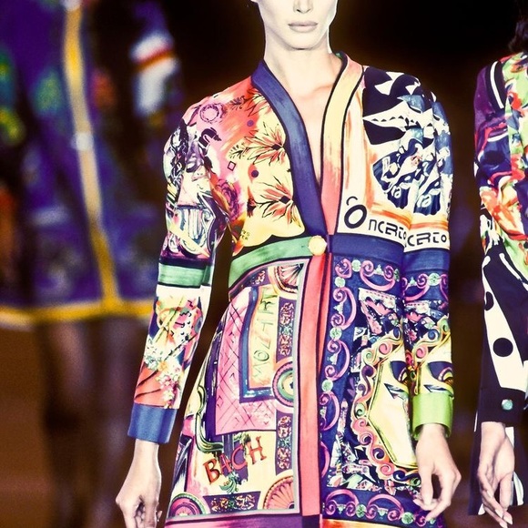 🎼 1991 Deadstock NWT Vintage Gianni Versace Music Dress - Picture 10 of 15